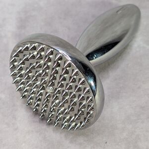 Leifheit Chrome Heavy Duty Meat Tenderizer Pounder Mallet Teamsdesign Germany